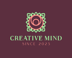 Yoga Rose Bud logo design