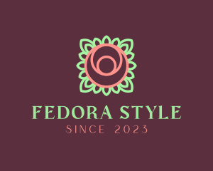 Yoga Rose Bud logo design