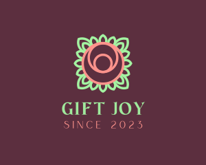 Yoga Rose Bud logo design