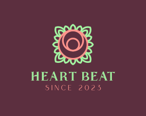 Yoga Rose Bud logo design