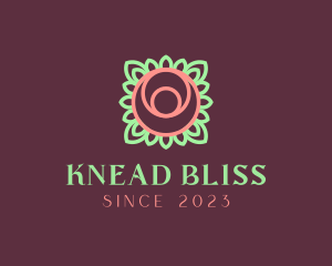 Yoga Rose Bud logo design