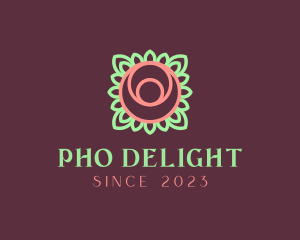 Yoga Rose Bud logo design