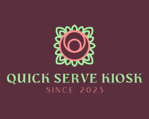 Yoga Rose Bud logo design