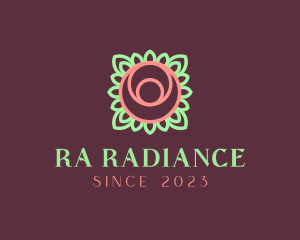 Yoga Rose Bud logo design