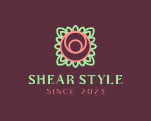 Yoga Rose Bud logo design