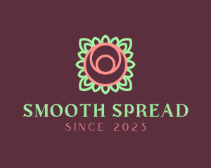 Yoga Rose Bud logo design