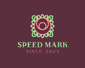 Yoga Rose Bud logo design