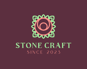 Yoga Rose Bud logo design