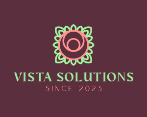 Yoga Rose Bud logo design