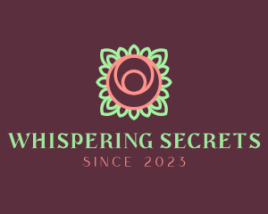 Yoga Rose Bud logo design