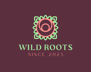 Yoga Rose Bud logo design