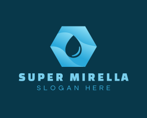 Purified Aqua Droplet Logo