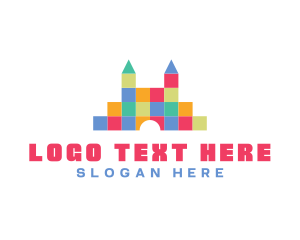 Daycare - Cube Castle Theme Park logo design