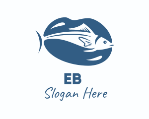Tuna - Blue Mackerel Fish logo design