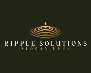 Drip Ripple Water  logo design