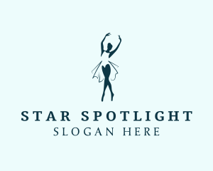 Ballerina Dance Studio logo design