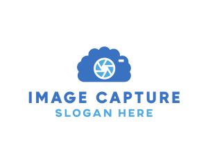Capture - Blue Cloud Camera logo design