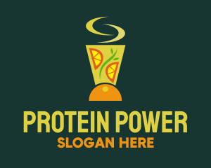 Protein - Fruit Vegetable Blender logo design