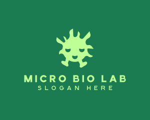 Microbiologist - Microbe Infection Outbreak logo design