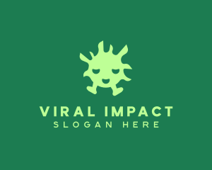 Contagious - Microbe Infection Outbreak logo design