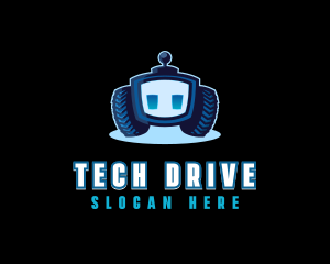 Car Robot Tech logo design
