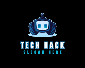 Car Robot Tech logo design