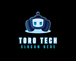 Car Robot Tech logo design