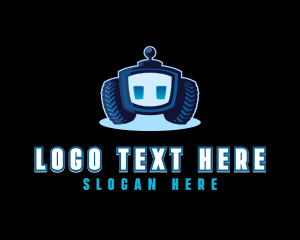 Mascot - Car Robot Tech logo design