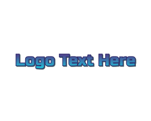 Facebook - Gradient Bold Blue logo design
