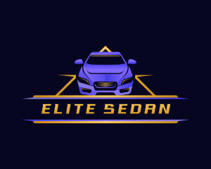 Car Sedan Automotive logo design