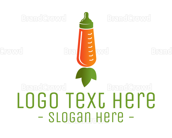 Carrot Feeding Bottle Logo