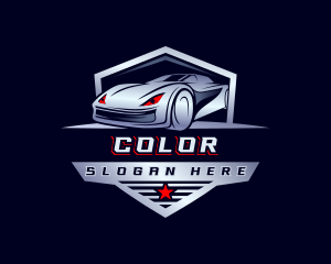 Automotive Racing Car Logo