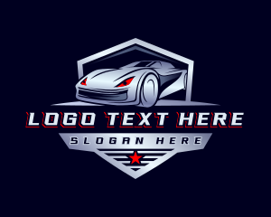 Drive - Automotive Racing Car logo design