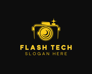 Flash - Digicam Flash Camera logo design