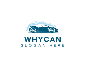 Sports Car Auto Wash Logo