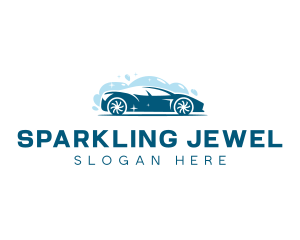 Sports Car Auto Wash logo design