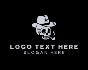 Sheriff Skull Cigarette Logo