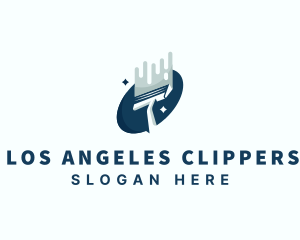 Squeegee Cleaning Wiper Logo