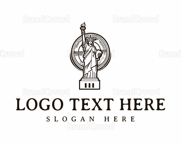 Vintage NYC Liberty Statue Logo