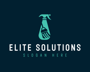 Spray Bottle Cleaning Logo