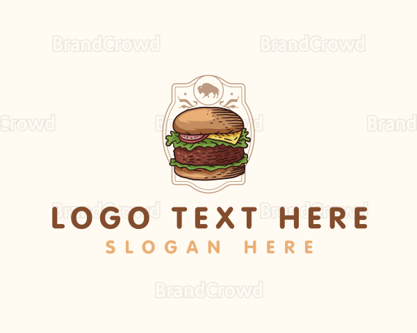 Montana Bison Burger Logo