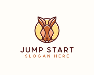 Kangaroo - Wild Kangaroo Animal logo design