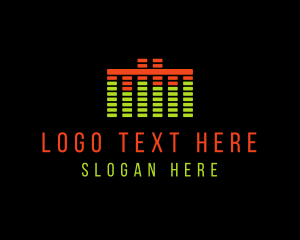 Hip - Music Sound Equalizer logo design