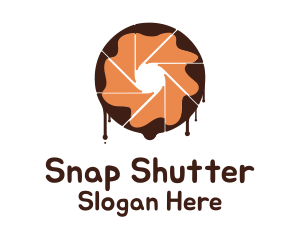 Shutter - Camera Donut Shutter logo design