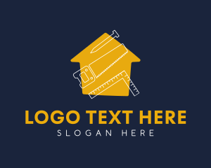 Workshop - Home Carpentry Tools logo design