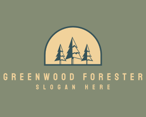 Pine Tree Forest logo design