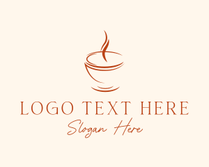 Coffee - Aroma Coffee Cup logo design
