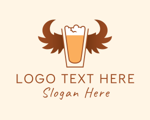 Brewery - Wings Beer Brewery logo design