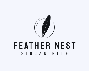 Feather - Feather Stationery Publisher logo design