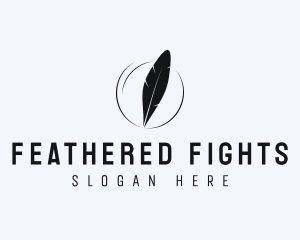 Feather Stationery Publisher logo design